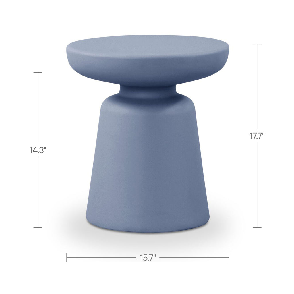 Ruth Outdoor Side Table Blue - 1630Living