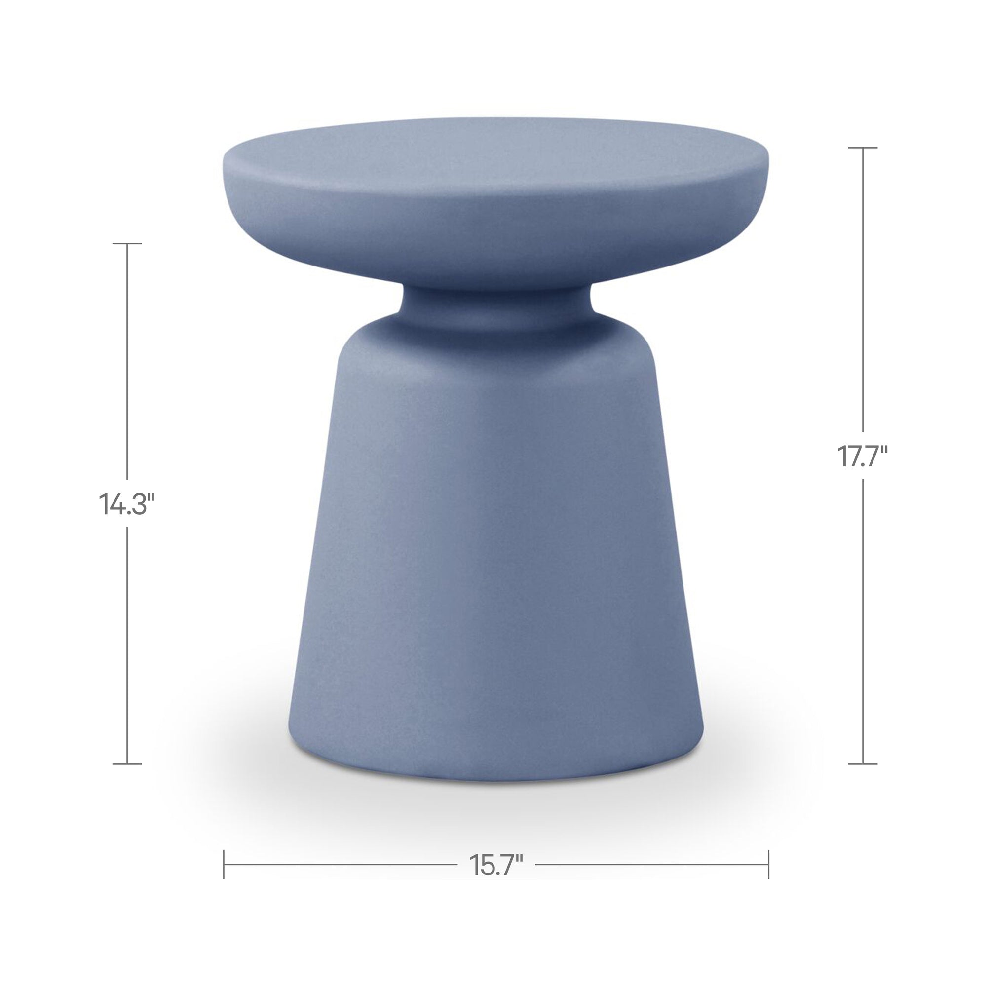 Ruth Outdoor Side Table Blue - 1630Living