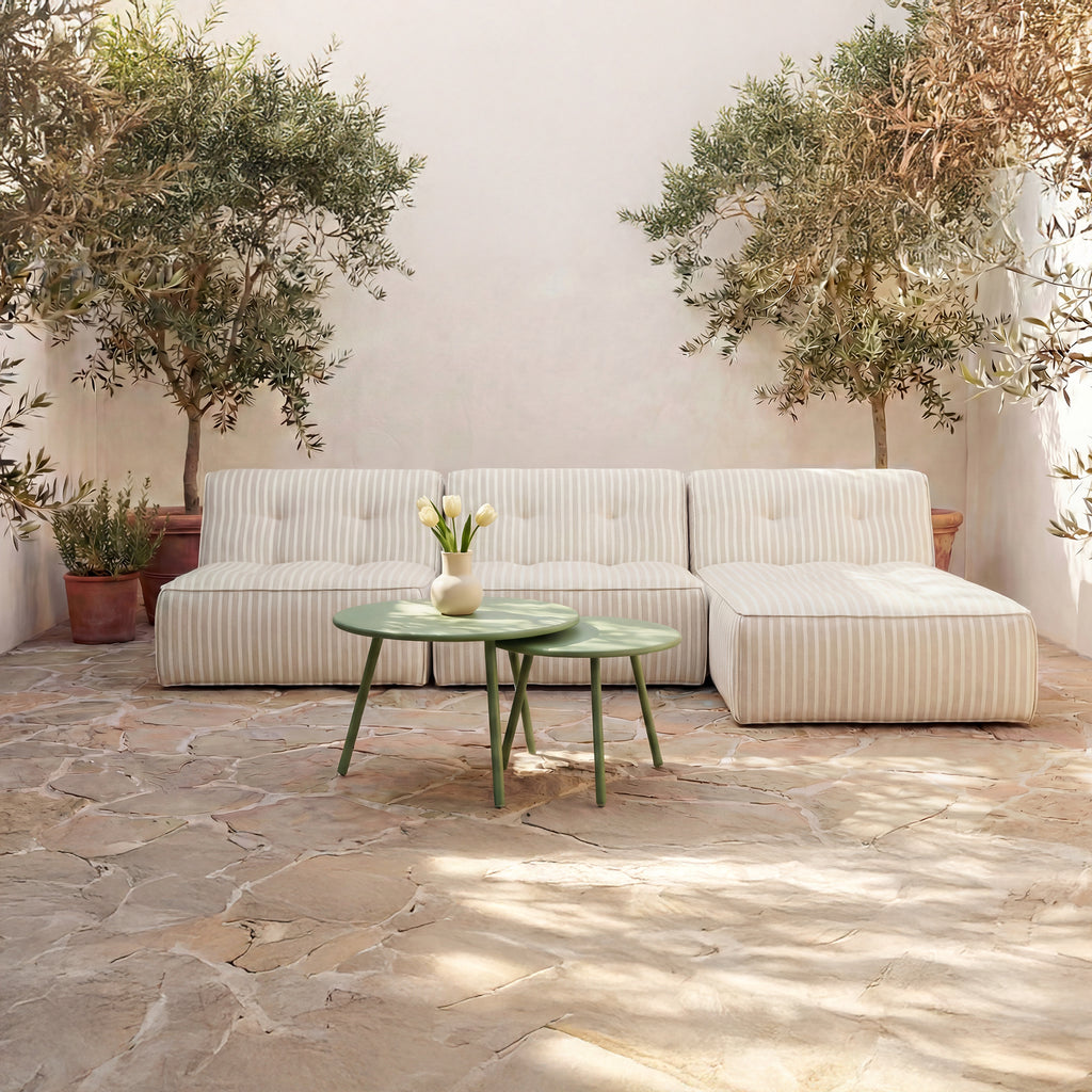 Kari Outdoor Nesting Coffee Table Green - 1630Living