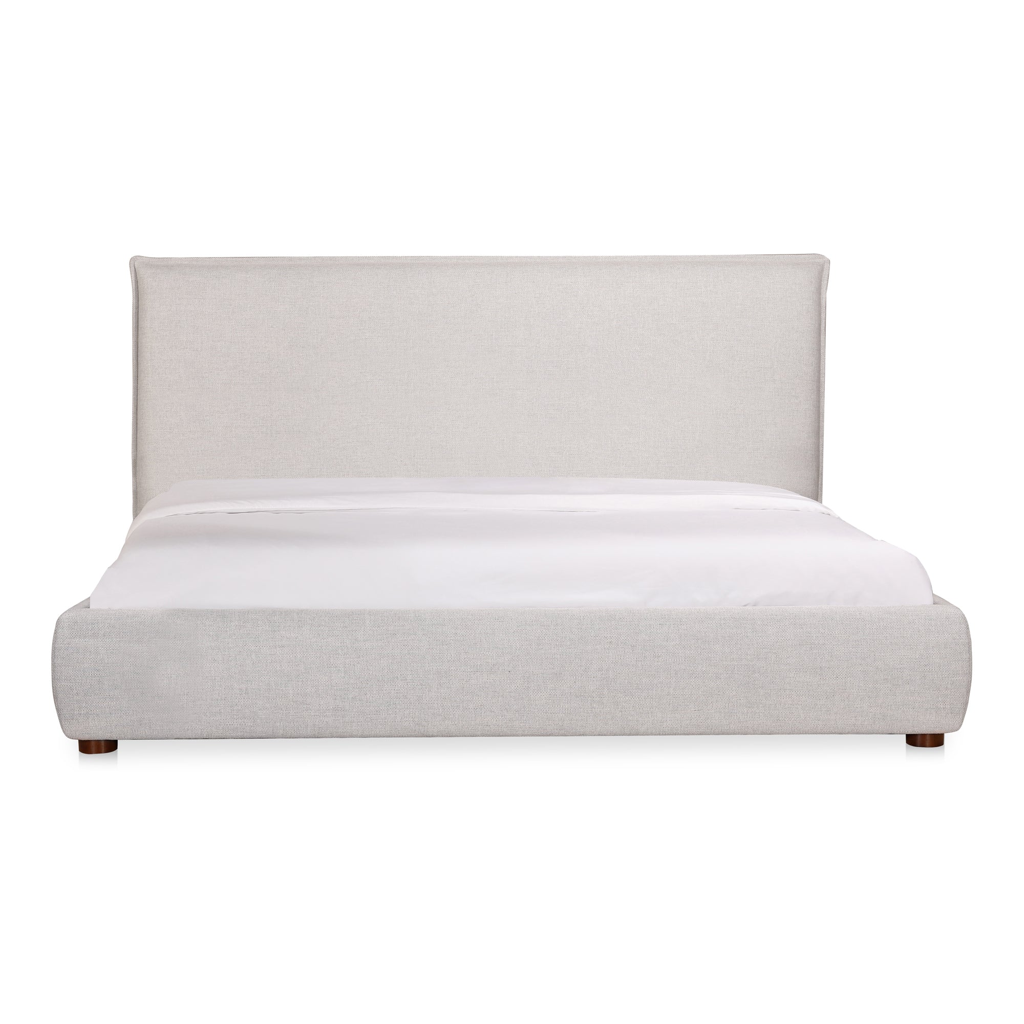 Luzon Queen Bed Light Grey - 1630Living
