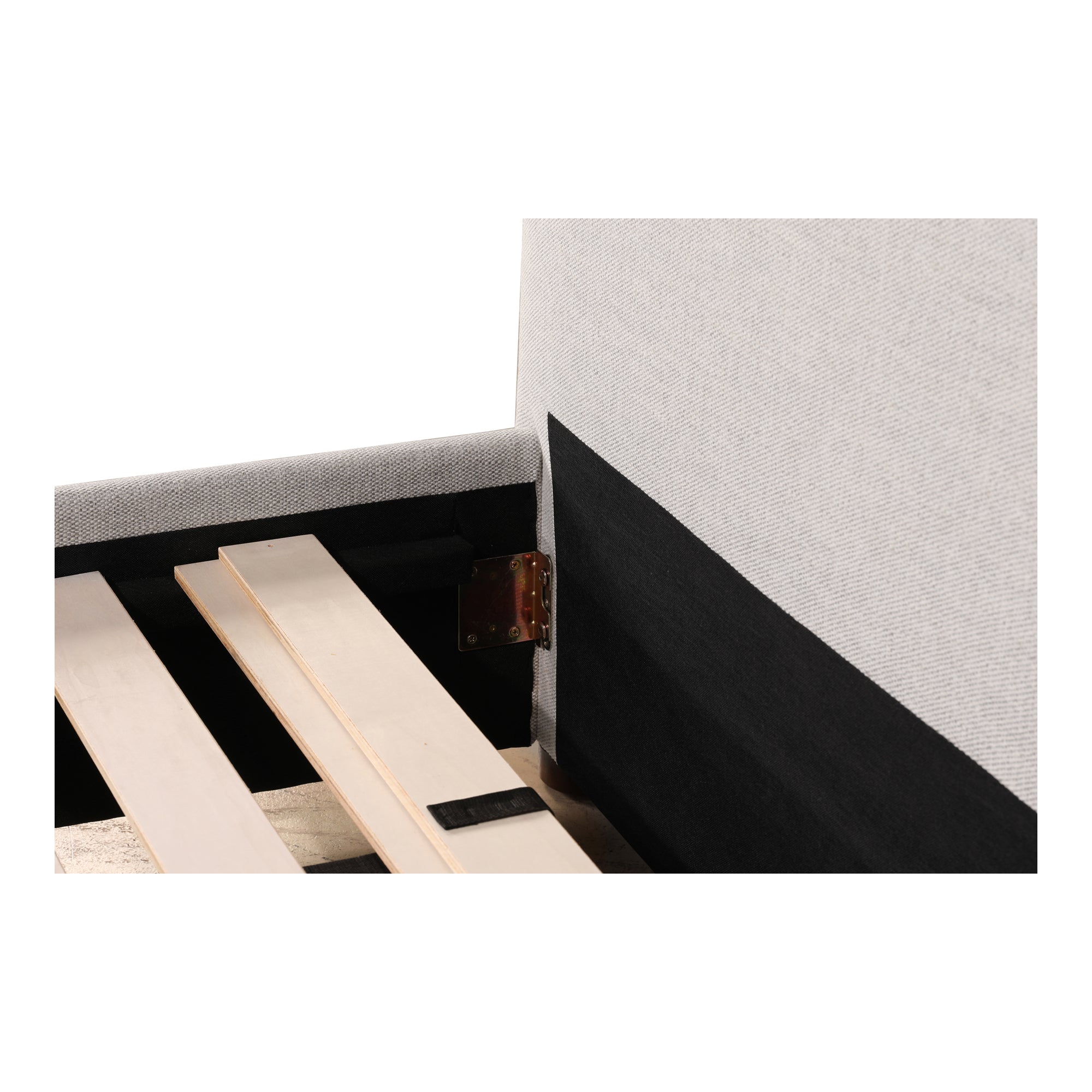 Luzon Queen Bed Light Grey - 1630Living