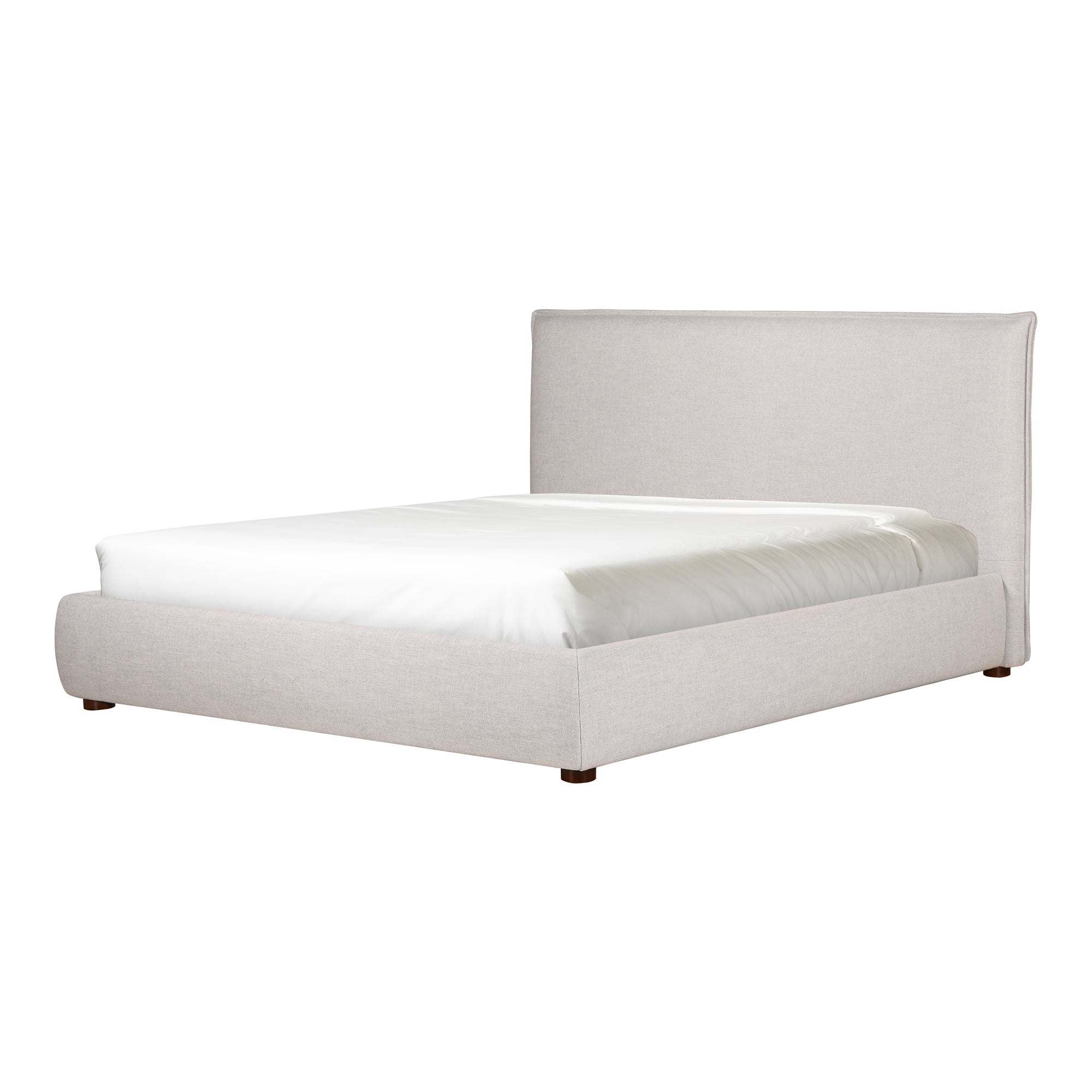Luzon Queen Bed Light Grey - 1630Living