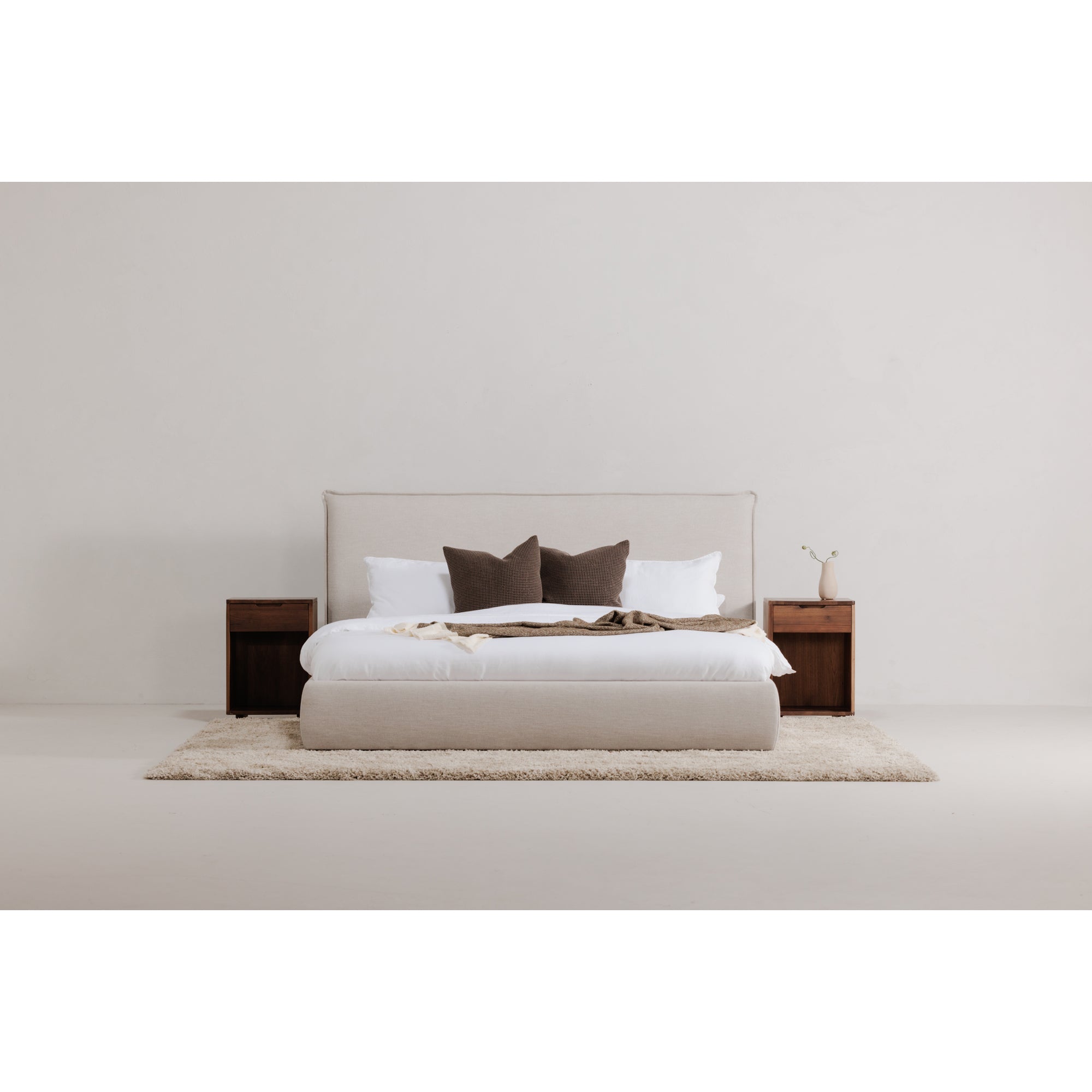 Luzon King Bed Wheat - 1630Living