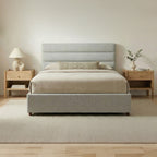 Takio Queen Bed Light Grey - 1630Living