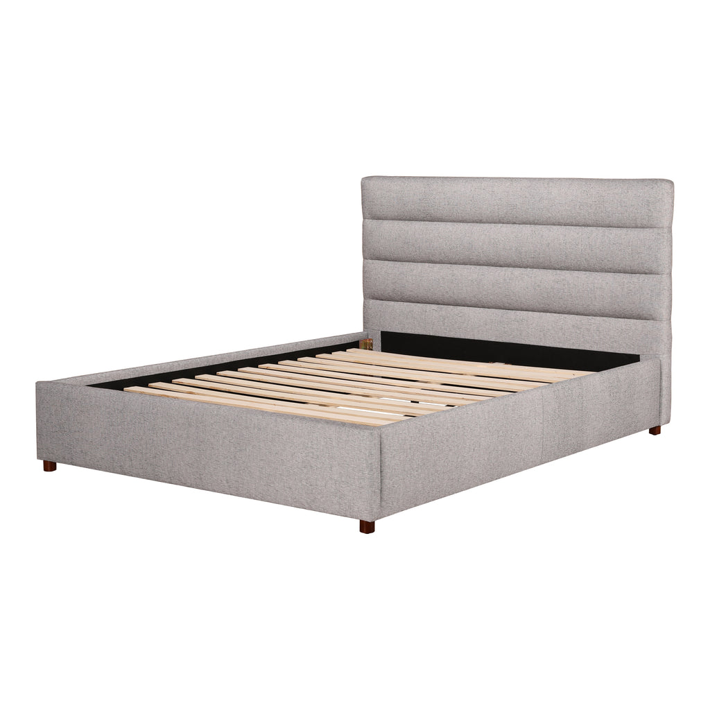 Takio Queen Bed Light Grey - 1630Living