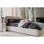 Colin King Bed Oatmeal - 1630Living