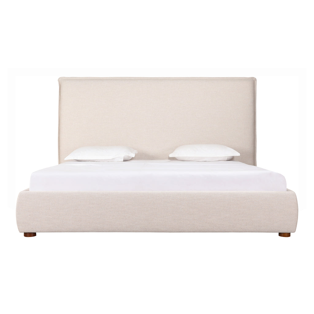 Luzon Queen Bed Tall Headboard Wheat - 1630Living