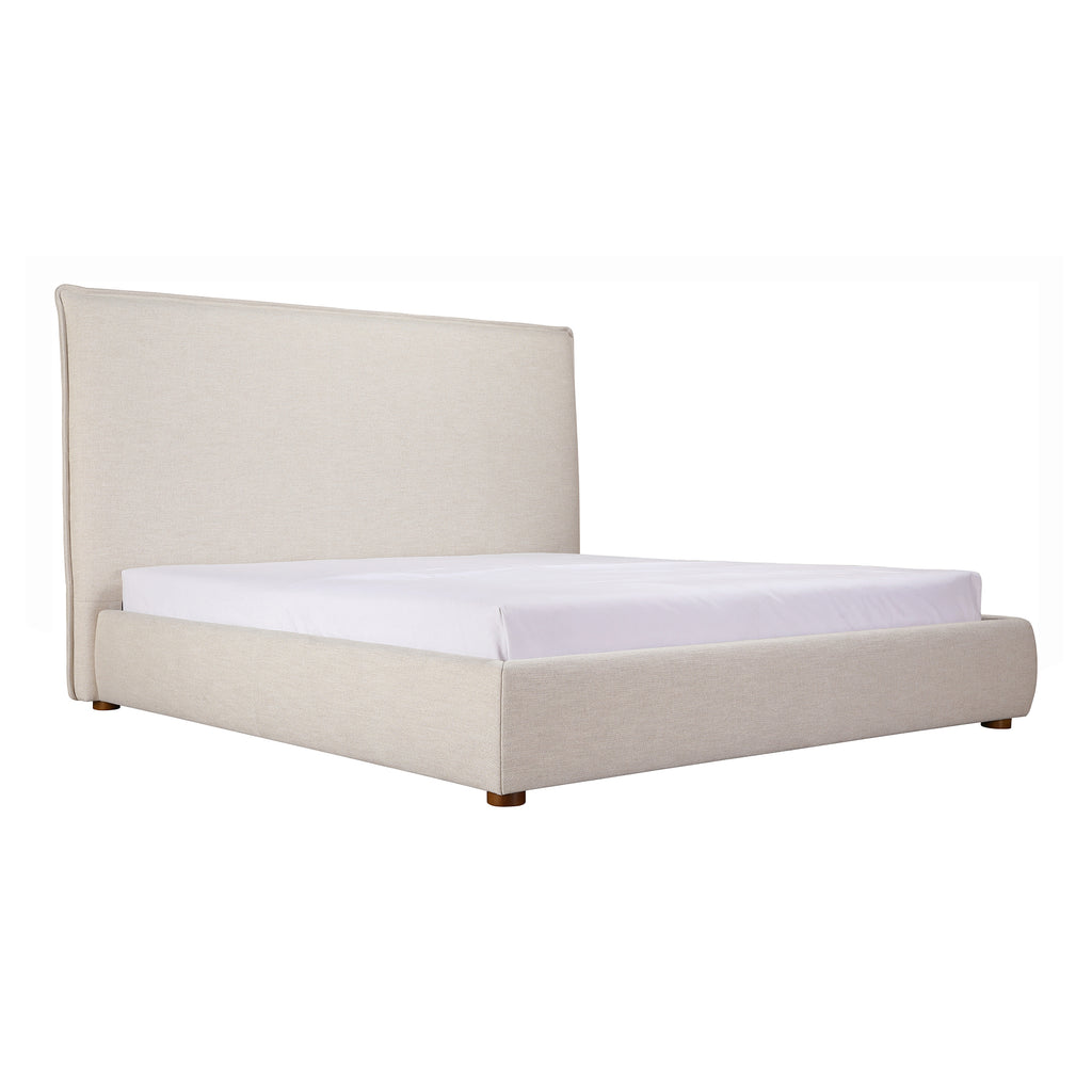 Luzon Queen Bed Tall Headboard Wheat - 1630Living