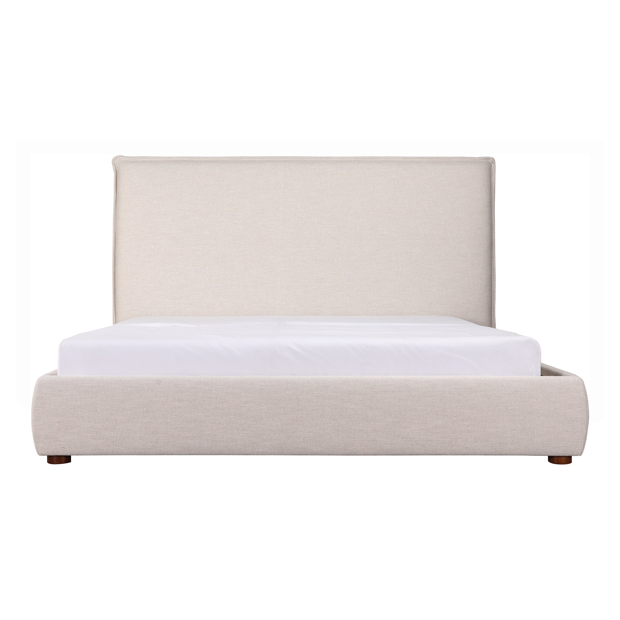 Luzon Queen Bed Tall Headboard Wheat - 1630Living