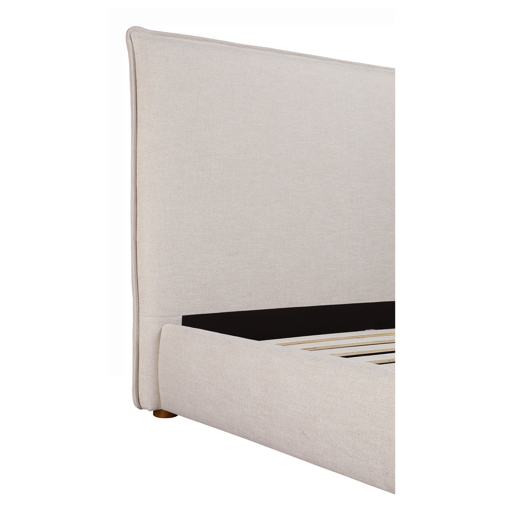 Luzon Queen Bed Tall Headboard Wheat - 1630Living