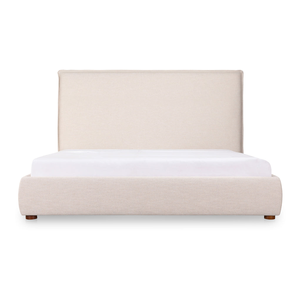 Luzon King Bed Tall Headboard Wheat - 1630Living