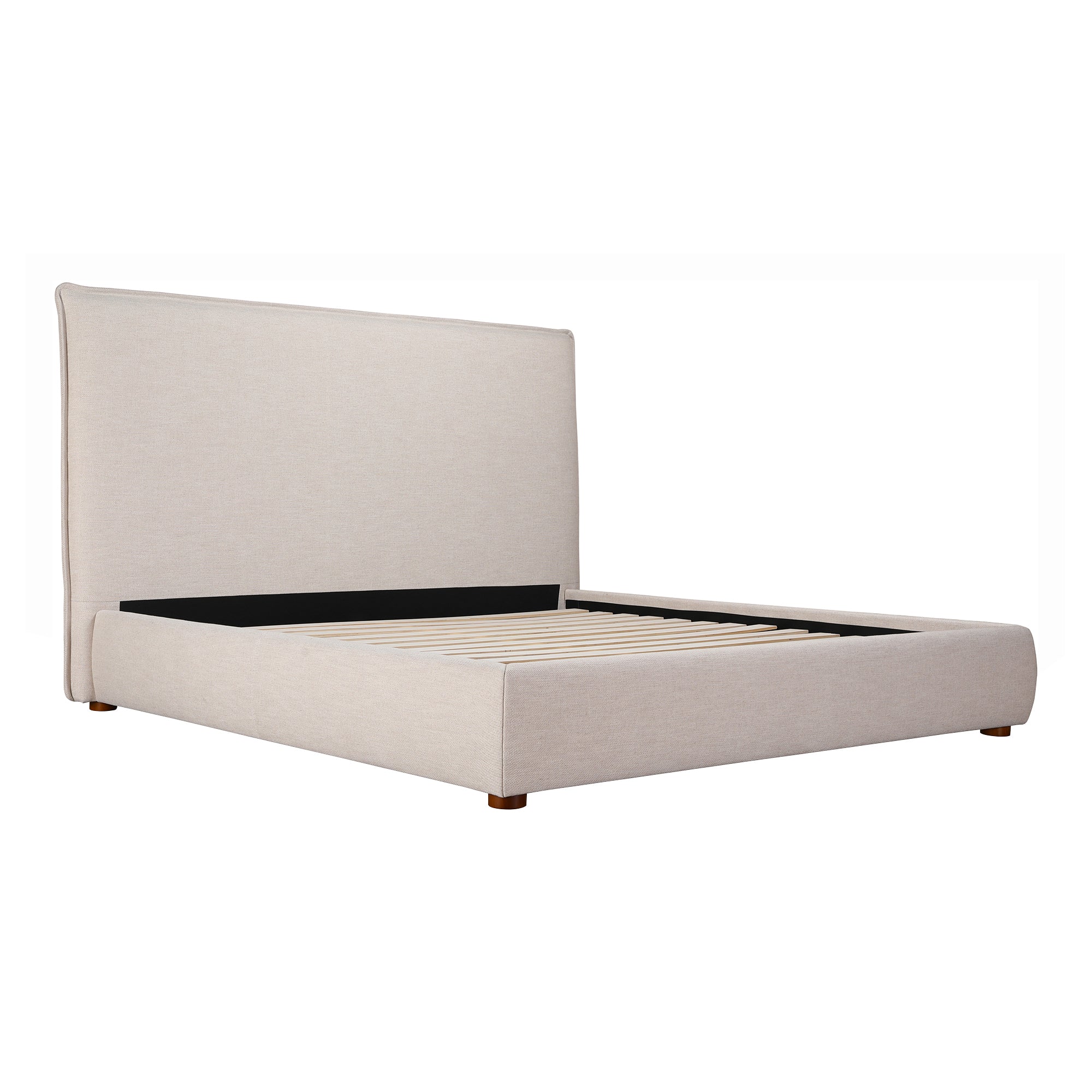 Luzon King Bed Tall Headboard Wheat - 1630Living