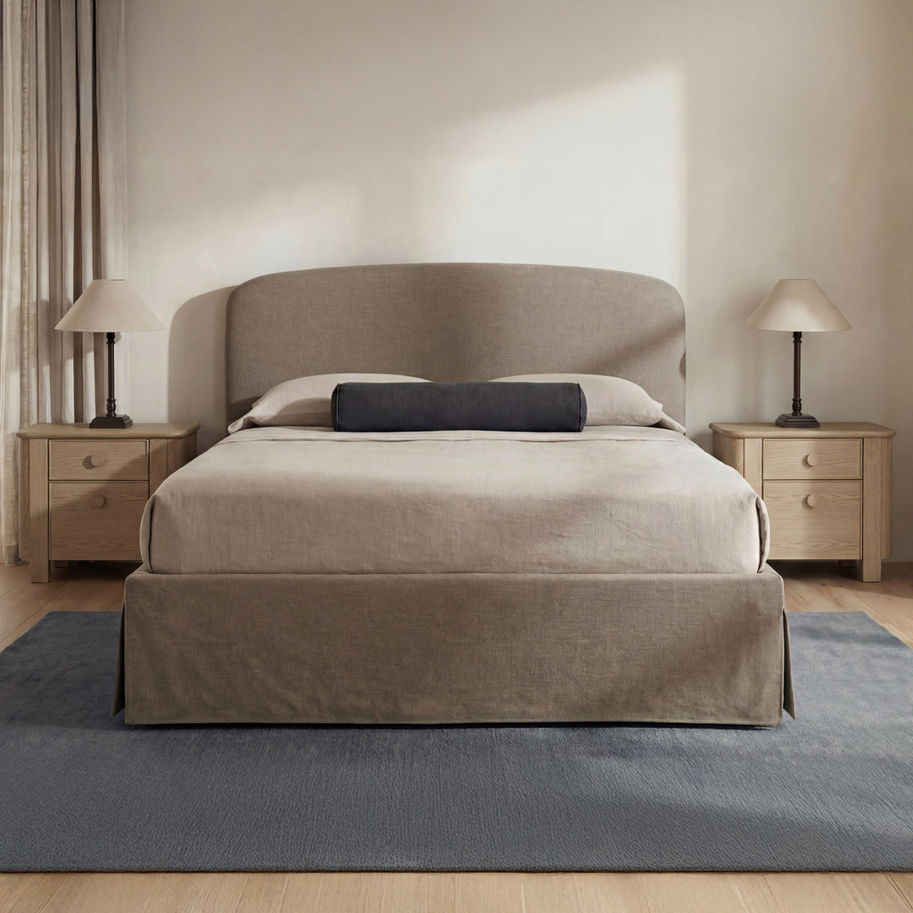 Joan Queen Storage Bed Taupe - 1630Living