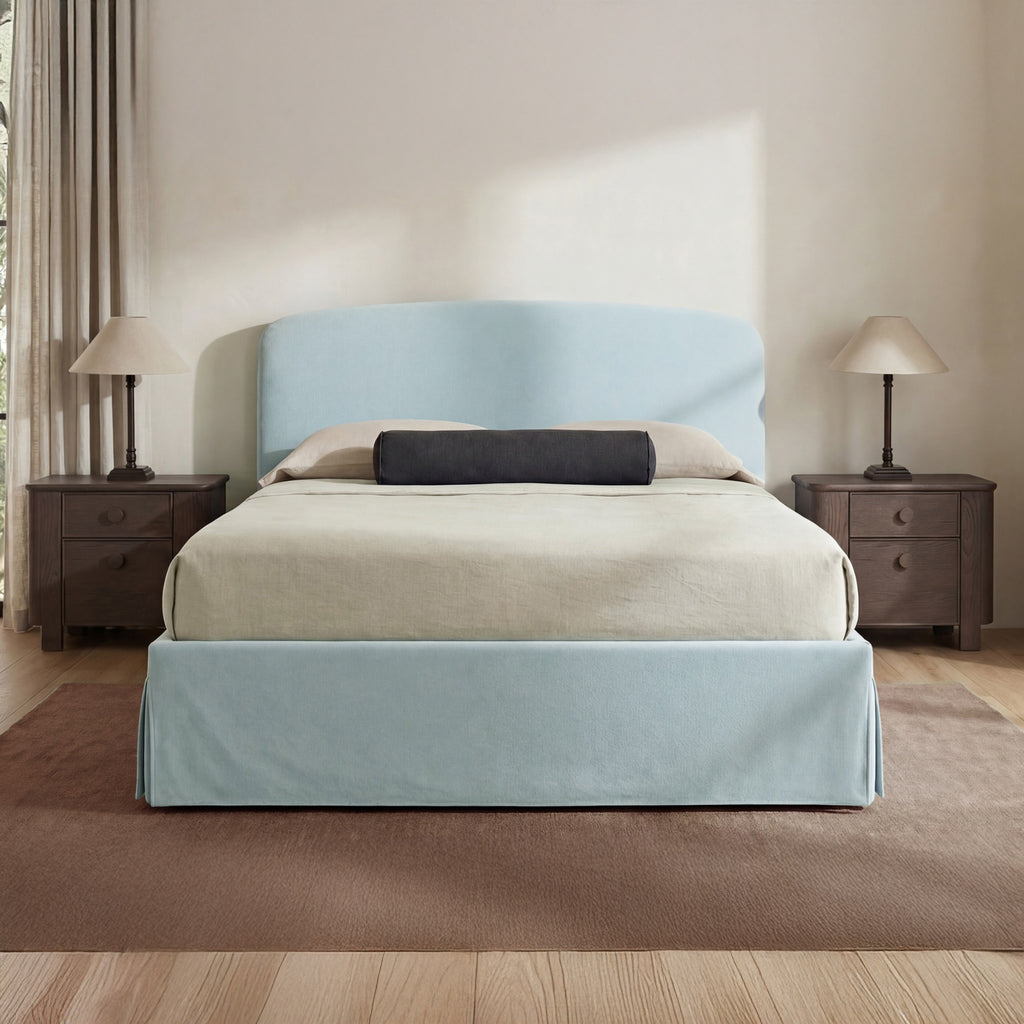 Joan Queen Storage Bed Light Blue - 1630Living