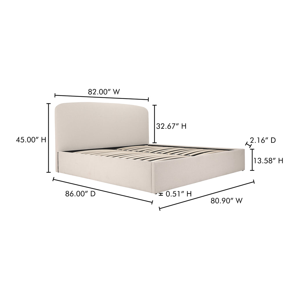 Joan King Storage Bed Cream - 1630Living