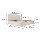 Joan King Storage Bed Cream - 1630Living