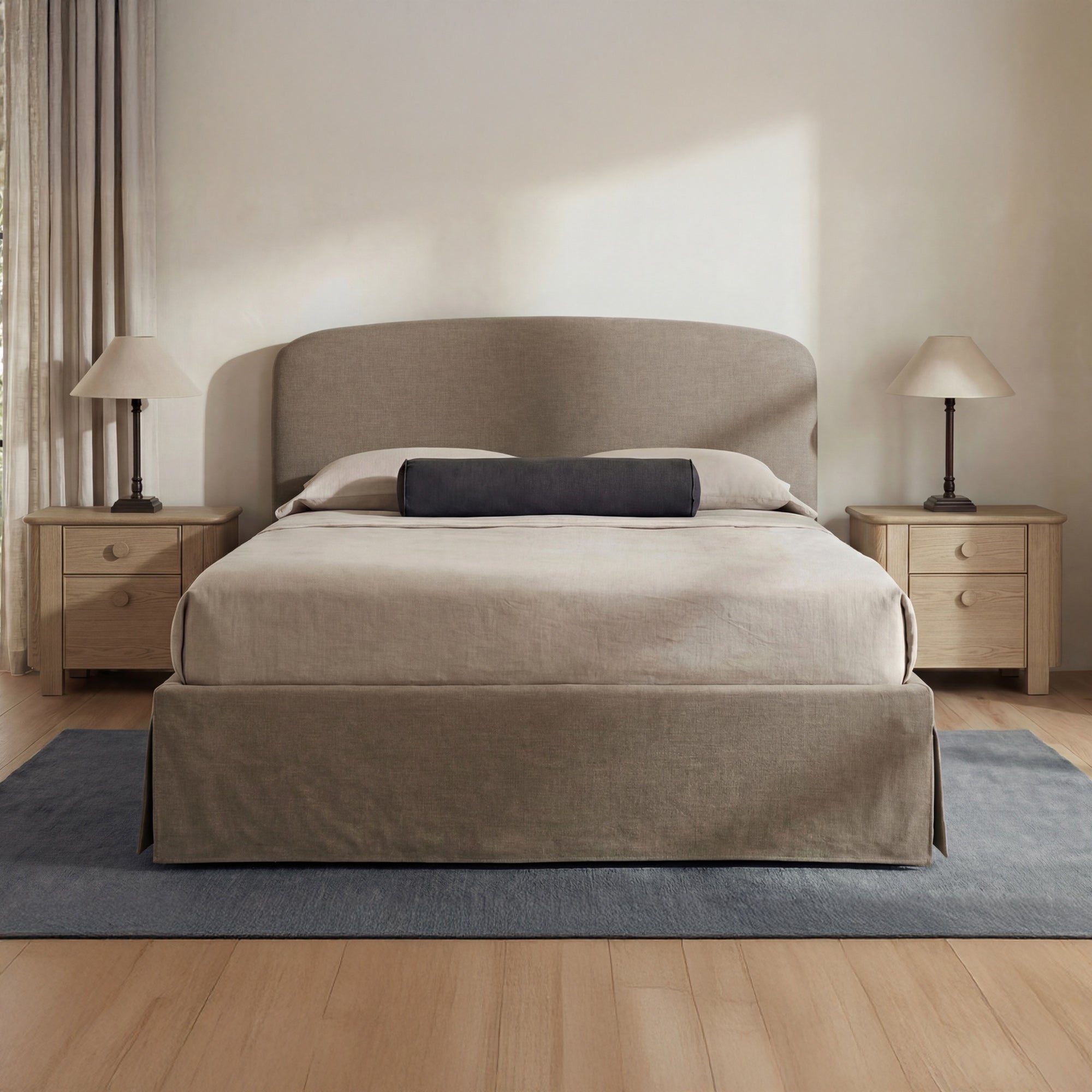 Joan King Storage Bed Light Taupe - 1630Living