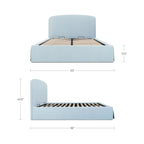 Joan King Storage Bed Light Blue - 1630Living