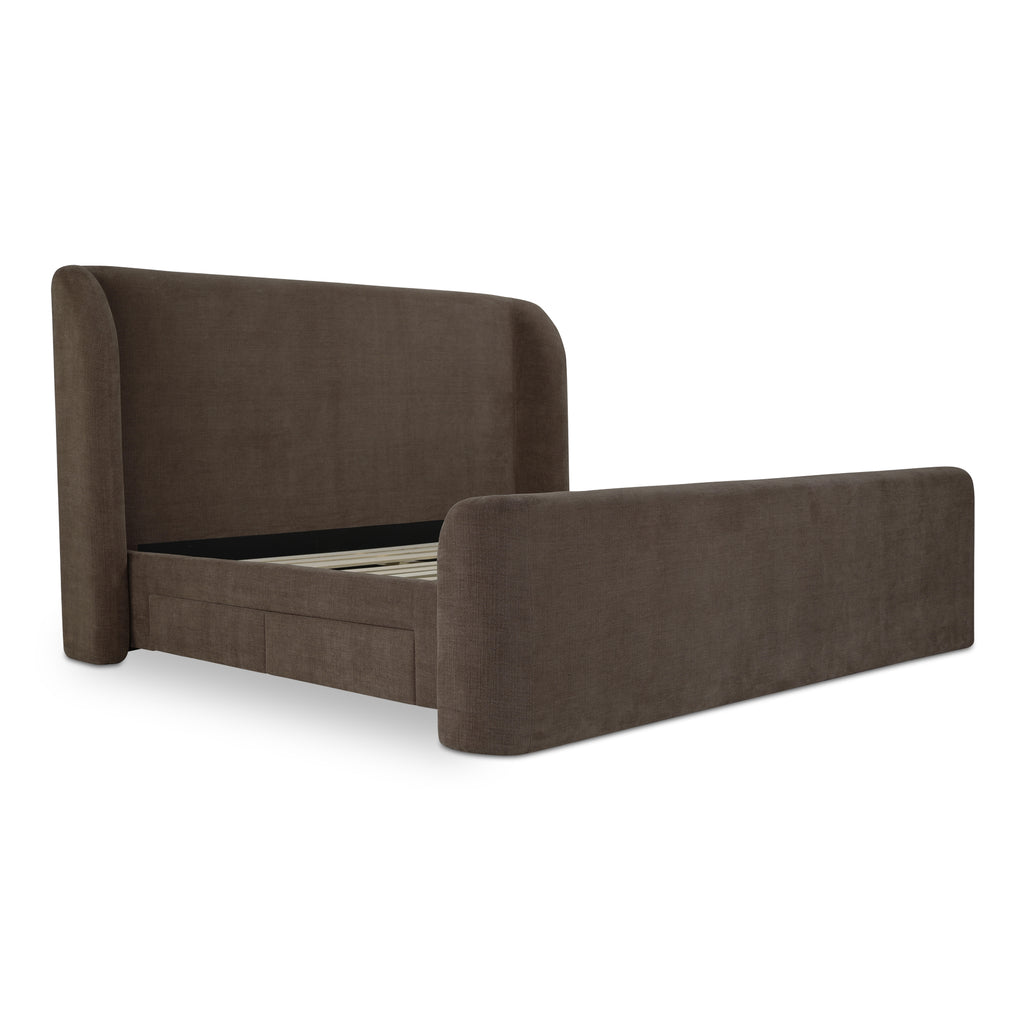 Sophia Queen Storage Bed Brown - 1630Living