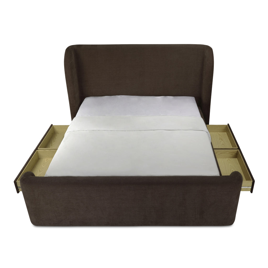 Sophia Queen Storage Bed Brown - 1630Living