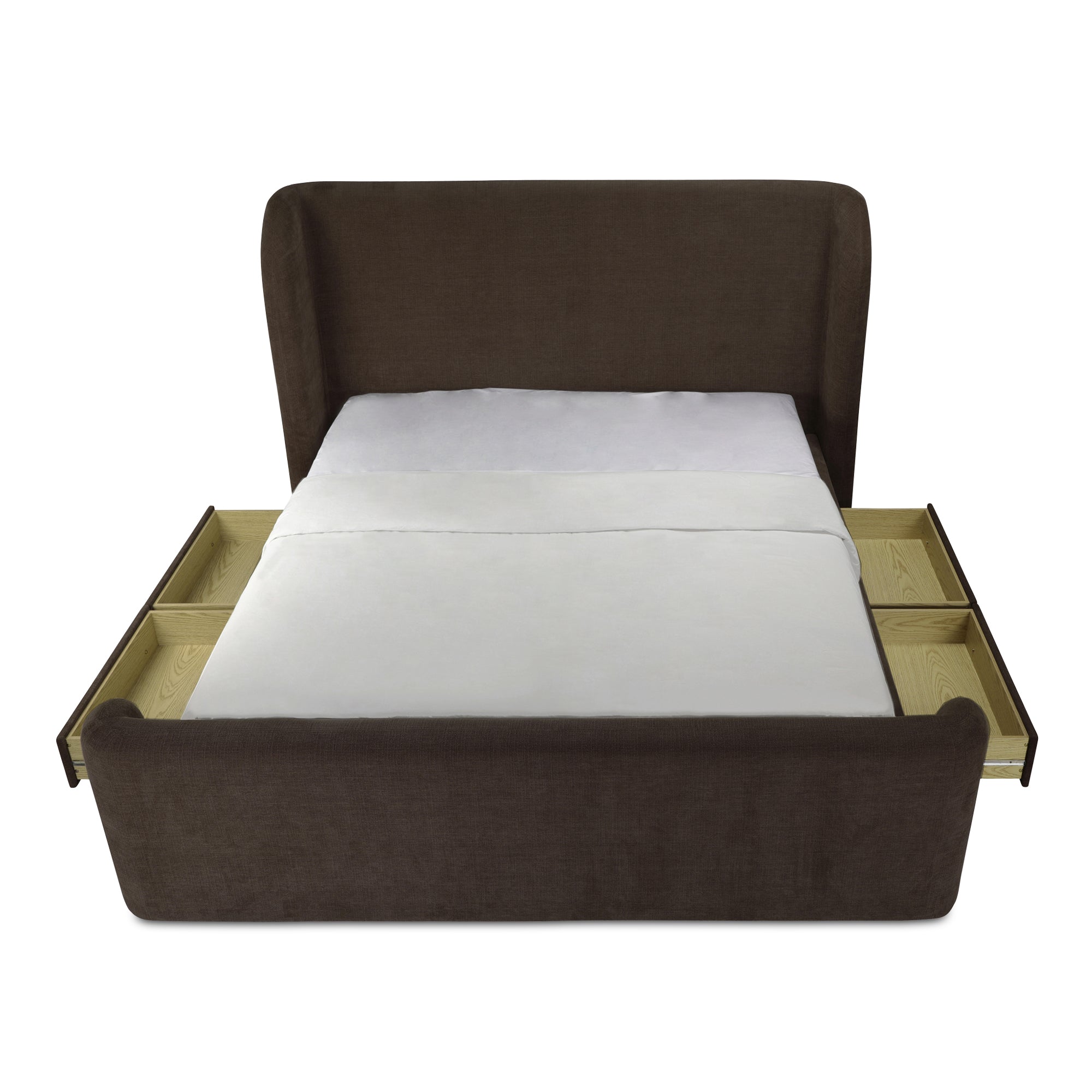 Sophia Queen Storage Bed Brown - 1630Living
