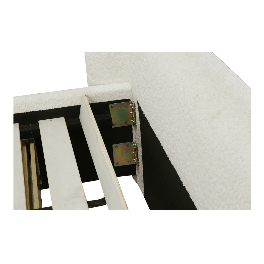 Sophia Queen Storage Bed Cream - 1630Living