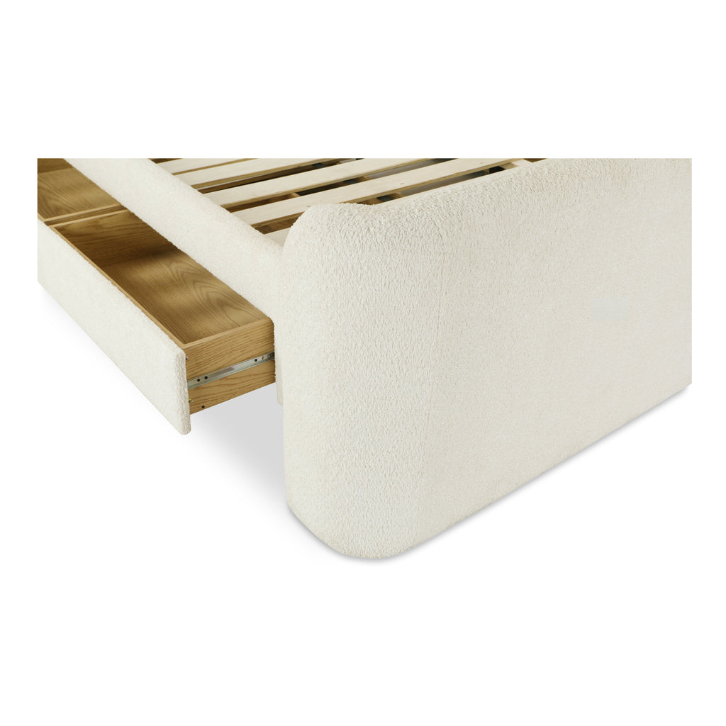 Sophia Queen Storage Bed Cream - 1630Living