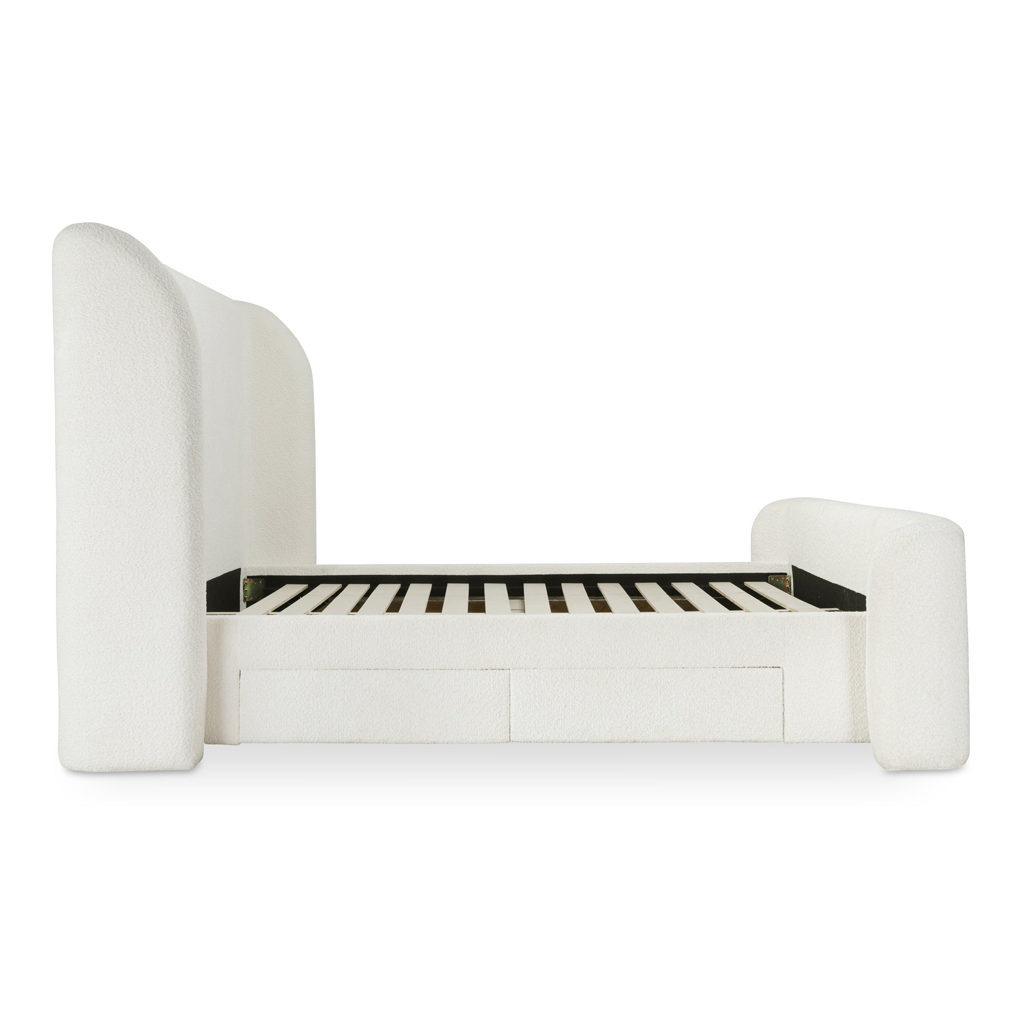 Sophia Queen Storage Bed Cream - 1630Living