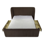 Sophia King Storage Bed Brown - 1630Living