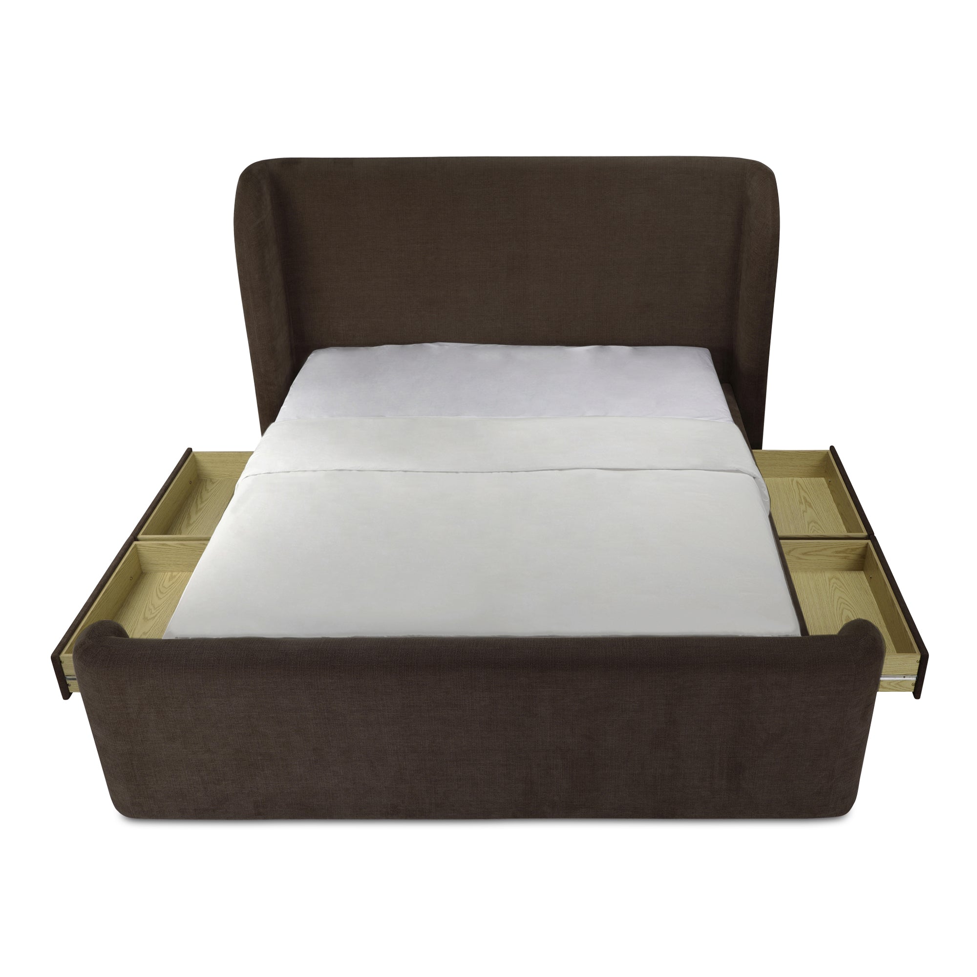 Sophia King Storage Bed Brown - 1630Living