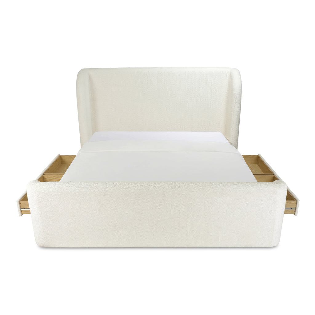 Sophia King Storage Bed Cream - 1630Living