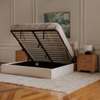 Sebastion King Storage Bed Cream - 1630Living