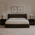 Sebastion King Storage Bed Green - 1630Living