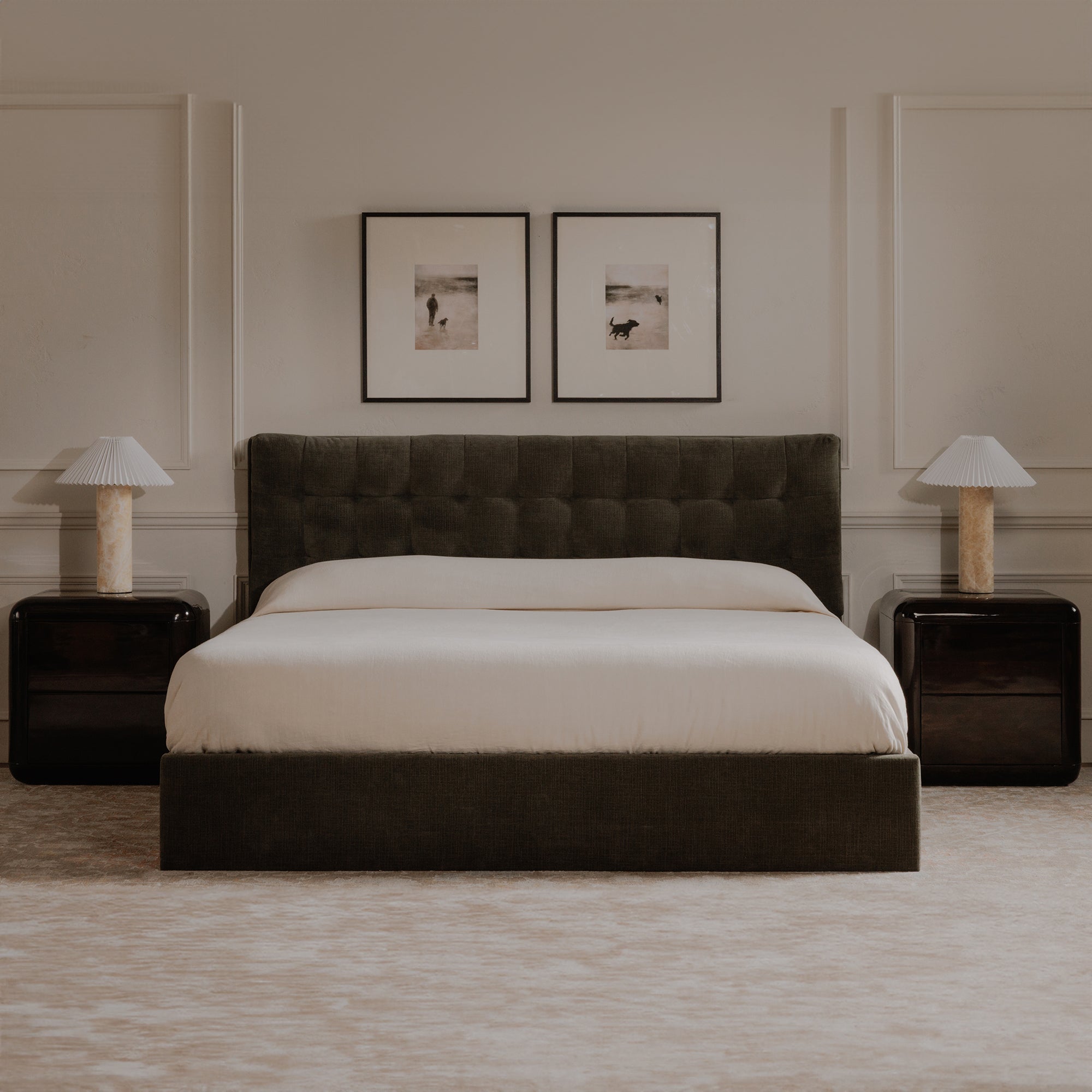 Sebastion King Storage Bed Green - 1630Living