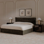 Sebastion King Storage Bed Green - 1630Living
