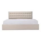 Sebastion Queen Storage Bed Cream - 1630Living