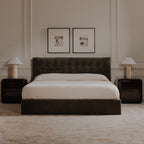 Sebastion Queen Storage Bed Green - 1630Living