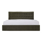 Sebastion Queen Storage Bed Green - 1630Living