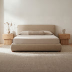 Beau King Storage Bed Warm Beige - 1630Living