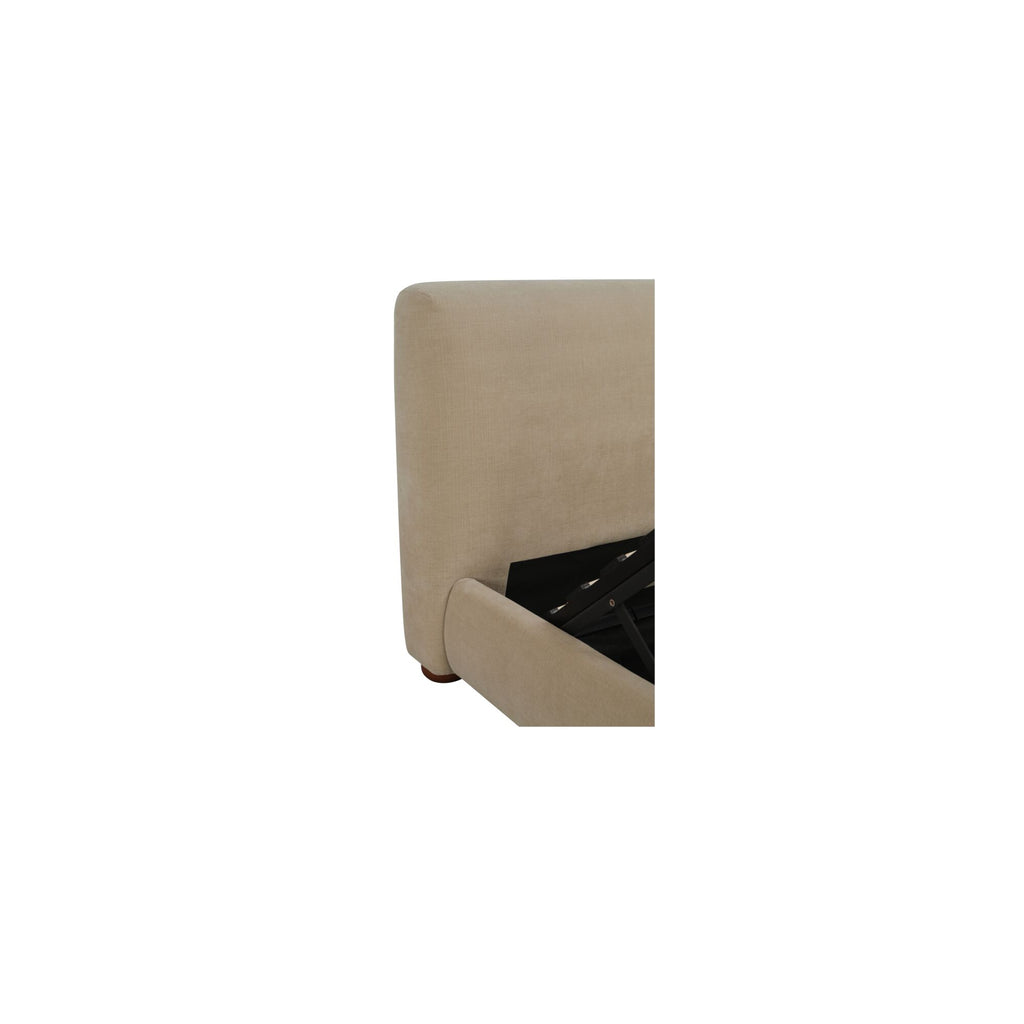 Beau King Storage Bed Warm Beige - 1630Living