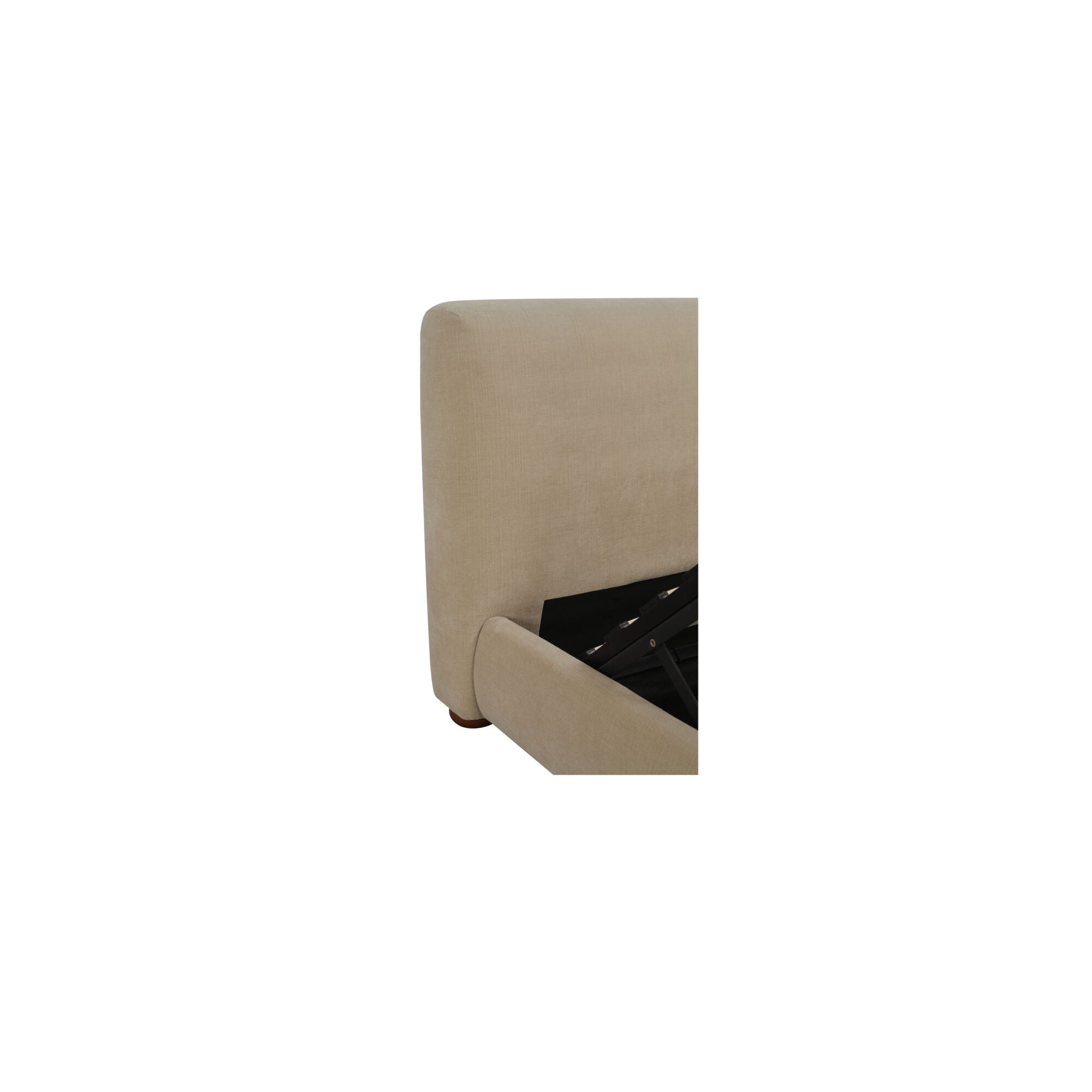 Beau King Storage Bed Warm Beige - 1630Living