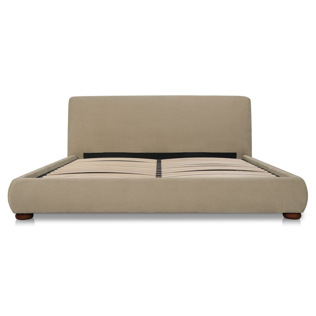 Beau King Storage Bed Warm Beige - 1630Living