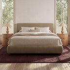 Beau Queen Storage Bed Warm Beige - 1630Living
