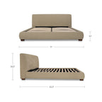 Beau Queen Storage Bed Warm Beige - 1630Living