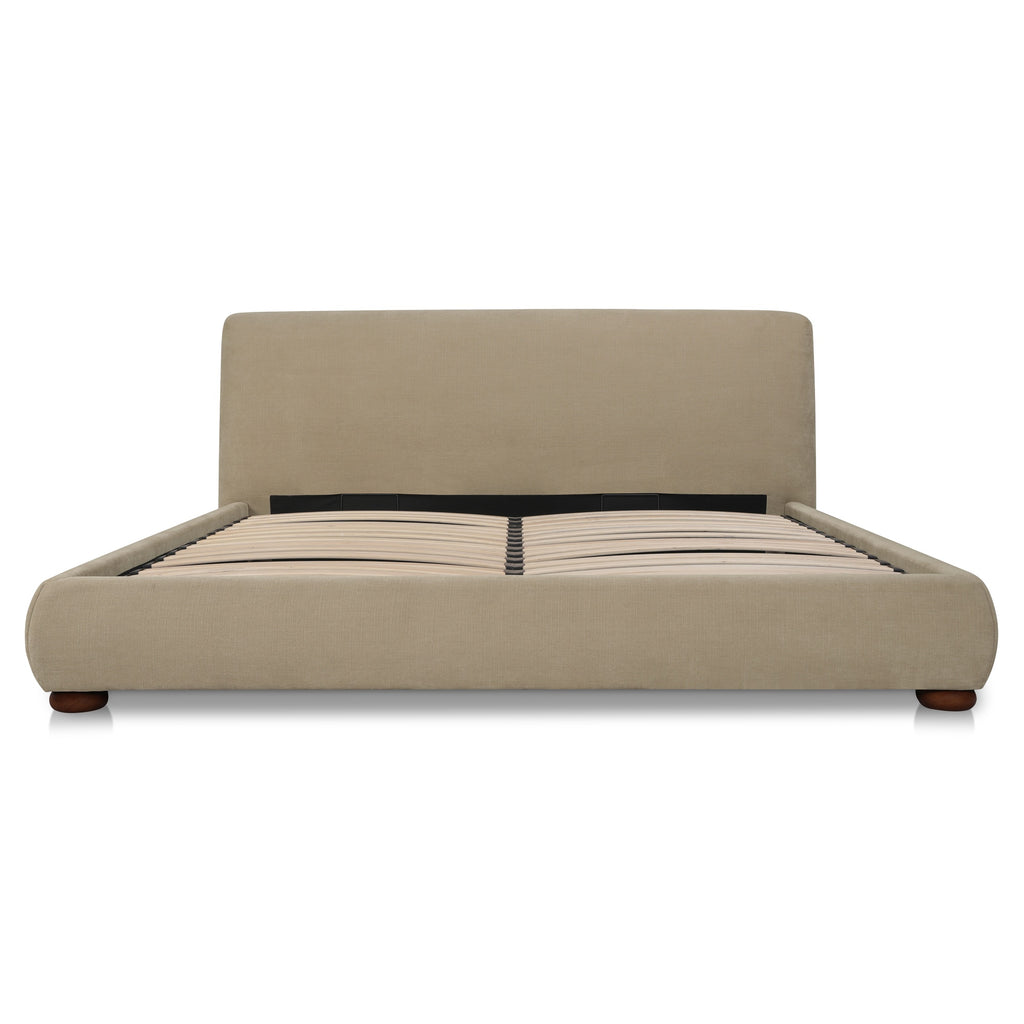 Beau Queen Storage Bed Warm Beige - 1630Living