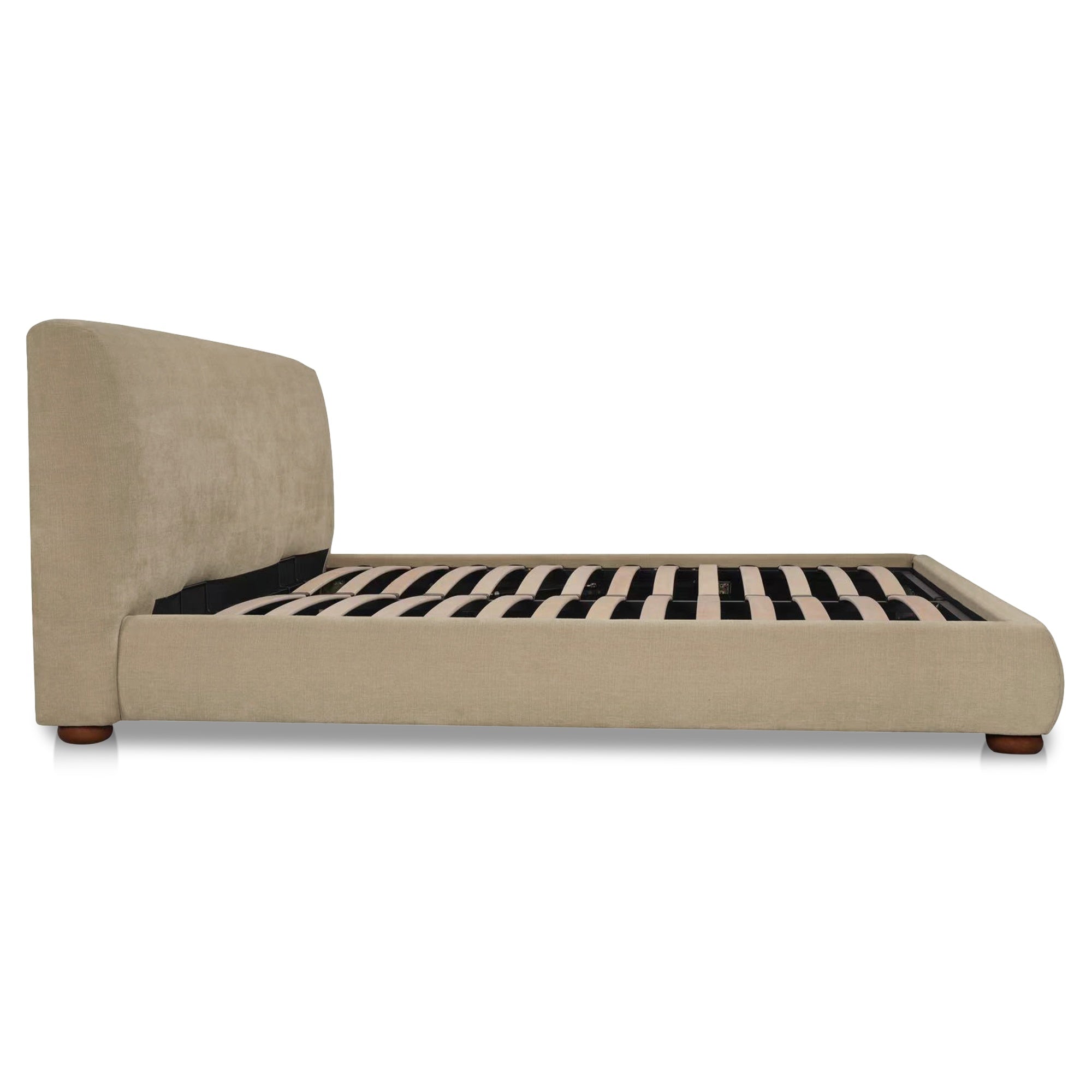 Beau Queen Storage Bed Warm Beige - 1630Living