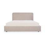 Simon Queen Storage Bed Flecked Beige - 1630Living
