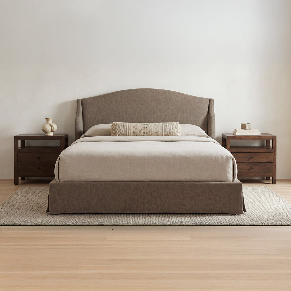 Weston King Storage Bed Brown - 1630Living