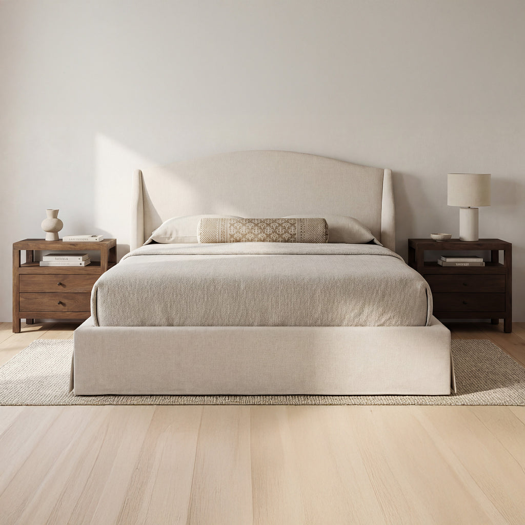 Weston Queen Storage Bed Cream - 1630Living