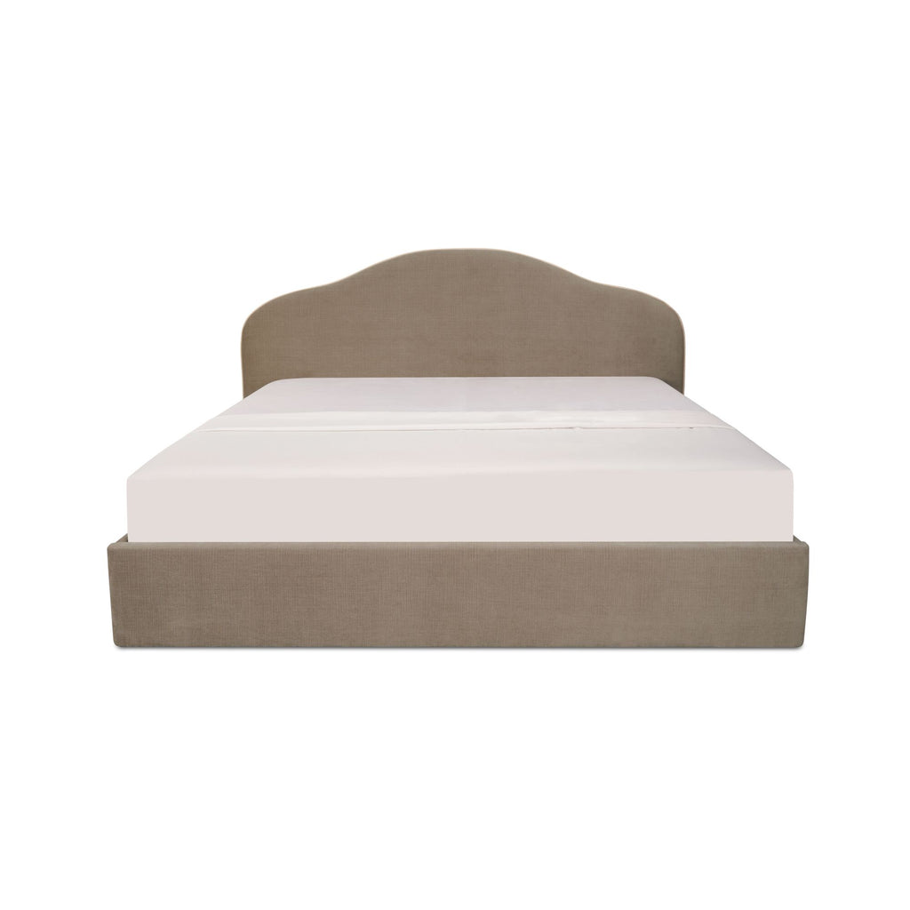 Maggie King Storage Bed Taupe - 1630Living
